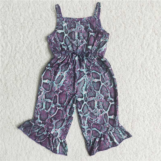 C16-18  Purple leopard soft romper