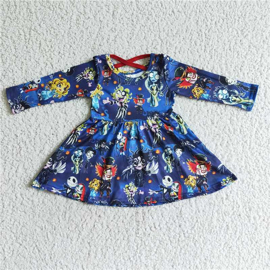 GLD0034  Baby girls princess twirl Halloween dresses