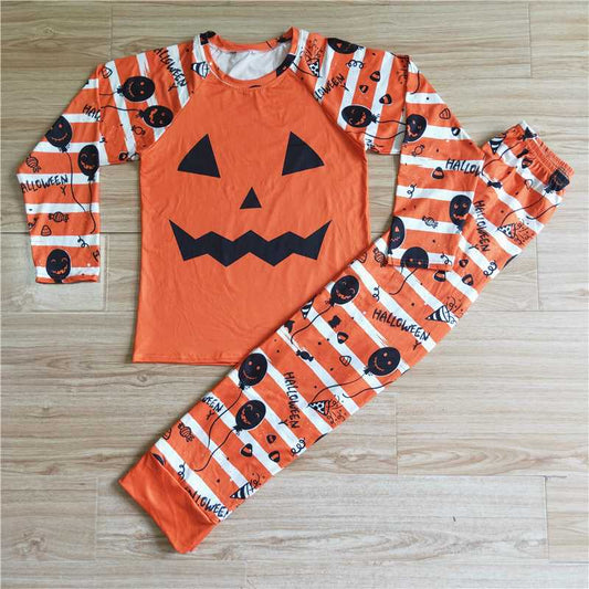 BLP0021  Father Adult men Halloween face pajamas clothes sets