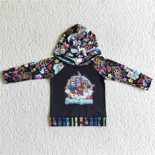 BT0059 Boys Scare Bears long-sleeved hooded top