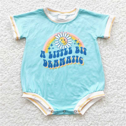 SR0339 Baby Girls A Little Big Dramatic Summer Rompers