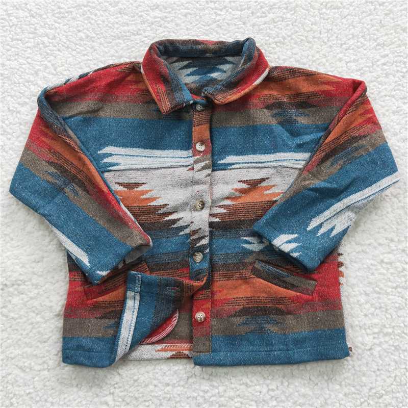 BT0232  Baby Kids Western Aztec Jackets Cardigans
