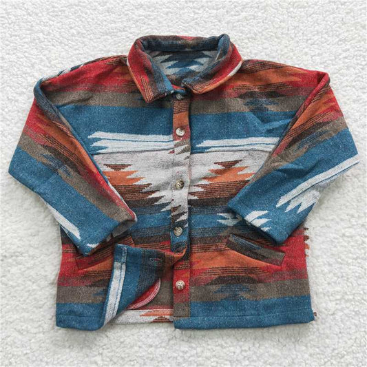 BT0232  Baby Kids Western Aztec Jackets Cardigans