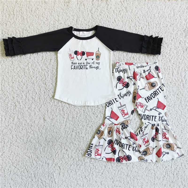 6 B7-19These are a few of my favorite things snacks little girls clothing