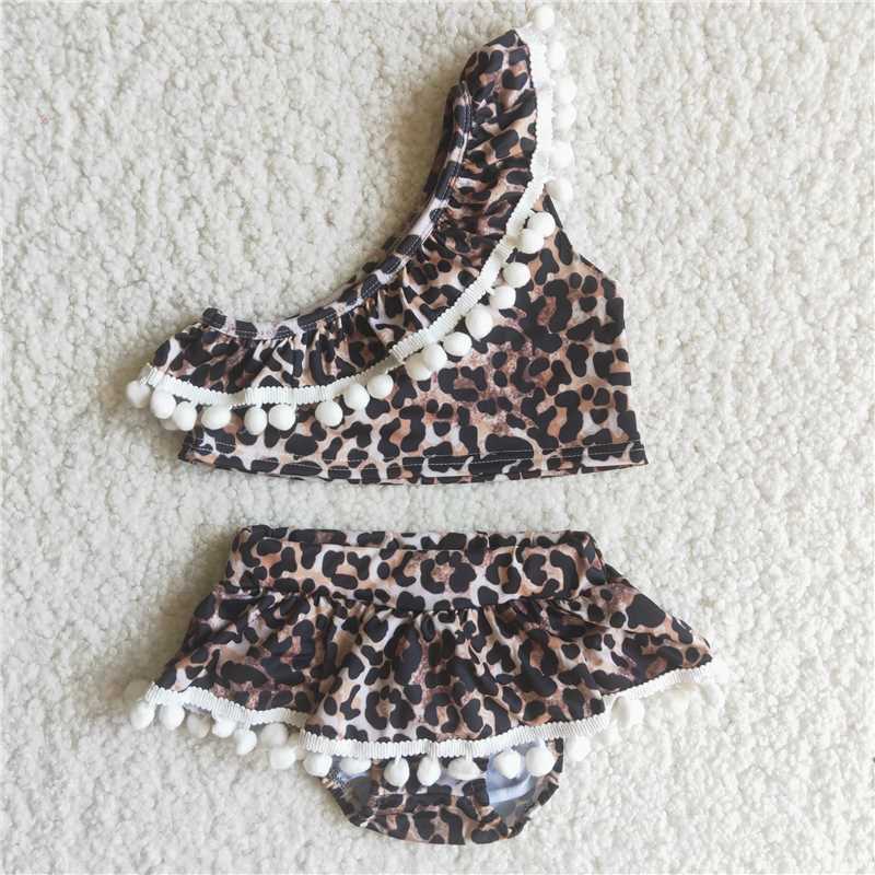 C2-12  Black Leopard Swimsuits