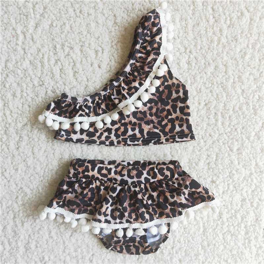 C2-12  Black Leopard Swimsuits