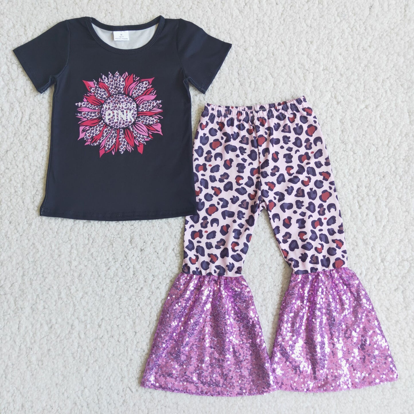 C4-21  Purple leopard sunflower set