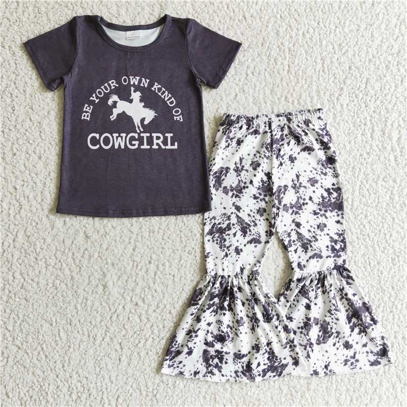 D4-27 Black COWGIRL horse western set
