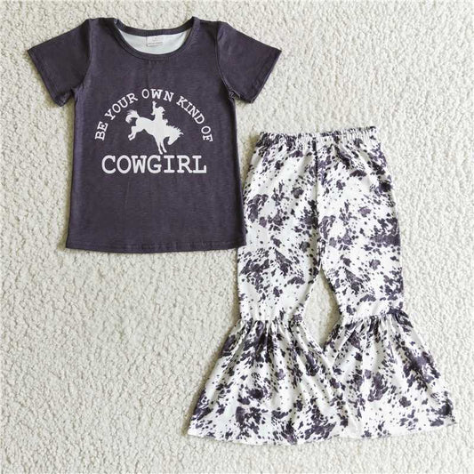 D4-27 Black COWGIRL horse western set