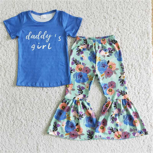 E2-4 Daddy's girl floral set