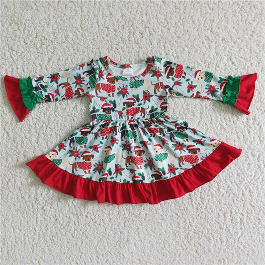 6 A6-17  Dog Christmas dresses