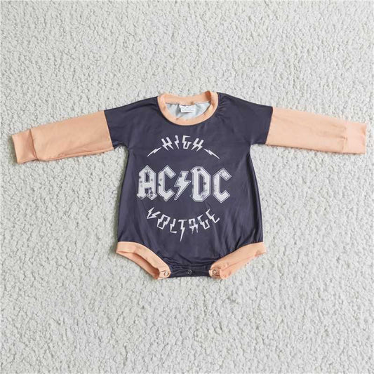 RTS  LR0011 AC DC black long-sleeved jumpsuit