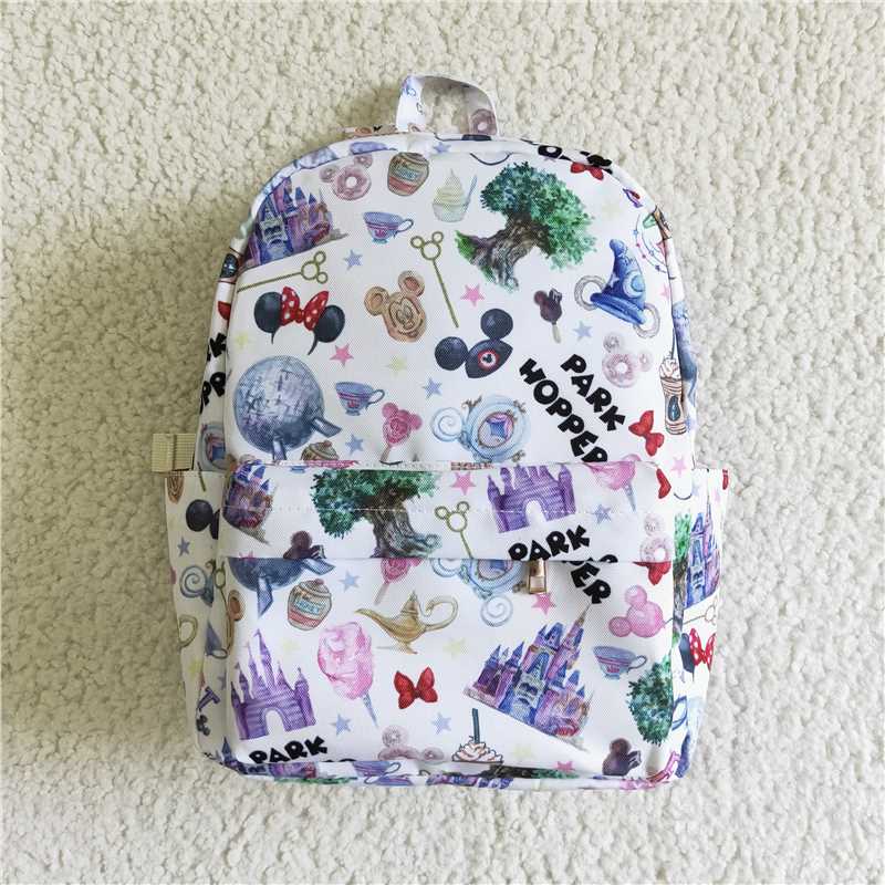 BA0010  Castle cartoon back bags