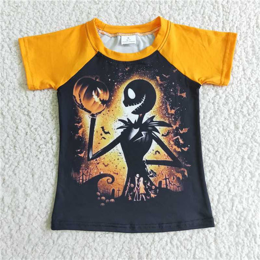 BT0042 Baby kids Short Sleeve Halloween shirts