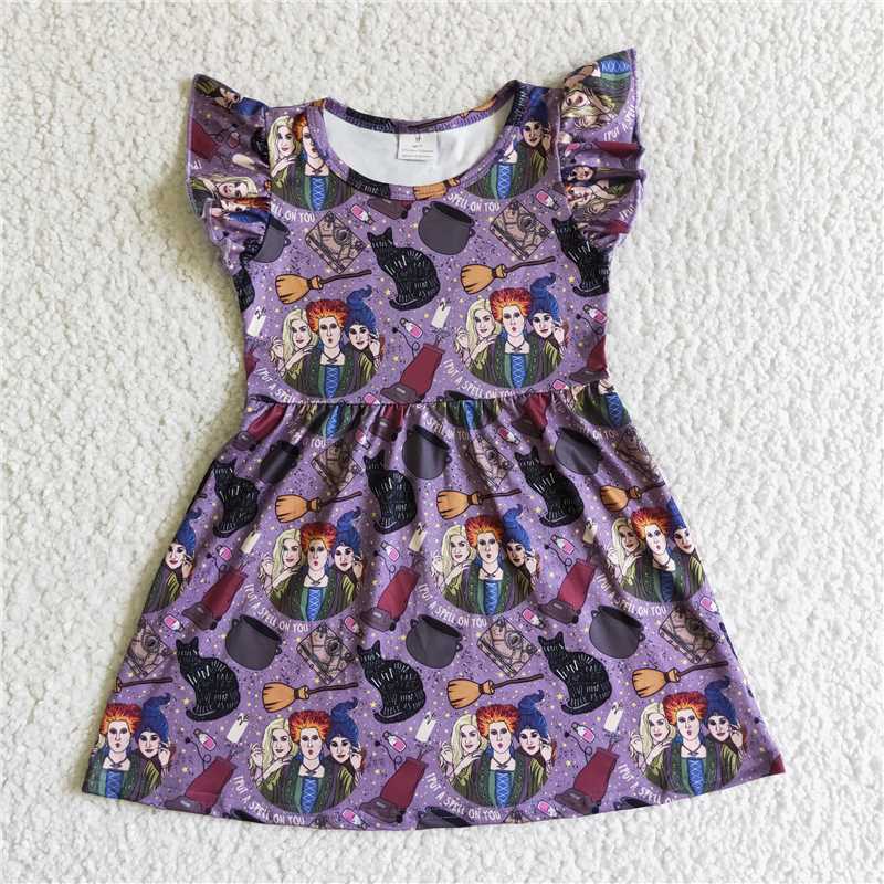 GSD0143 hocus pocus flying sleeve dress