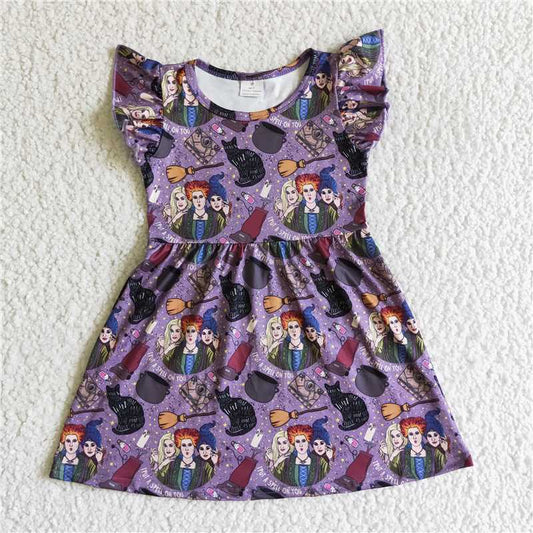 GSD0143 hocus pocus flying sleeve dress