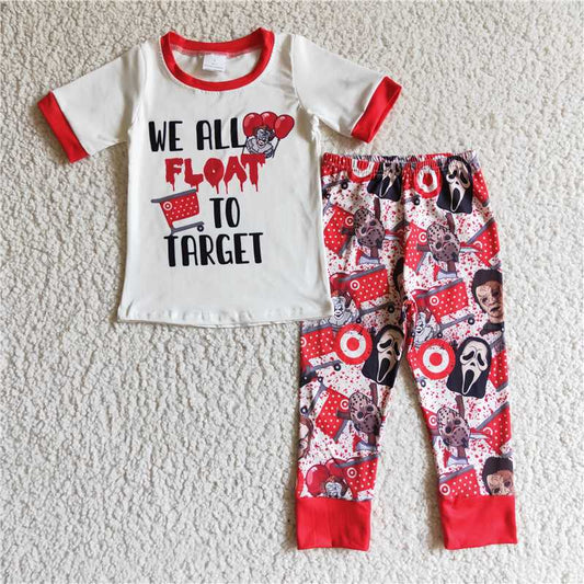 BSPO0019 Baby boys halloween circle pants clothes sets