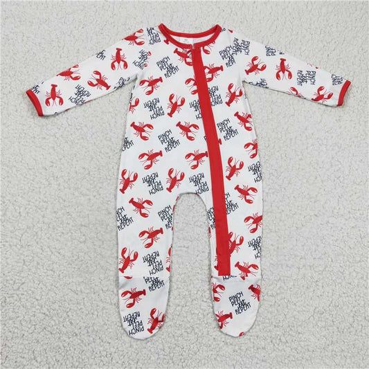 RTS LR0257 Crawfish long-sleeved zip-up jumpsuit