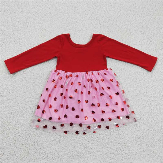 GLD0171  Baby Girls Valentines heart tutu Dresses