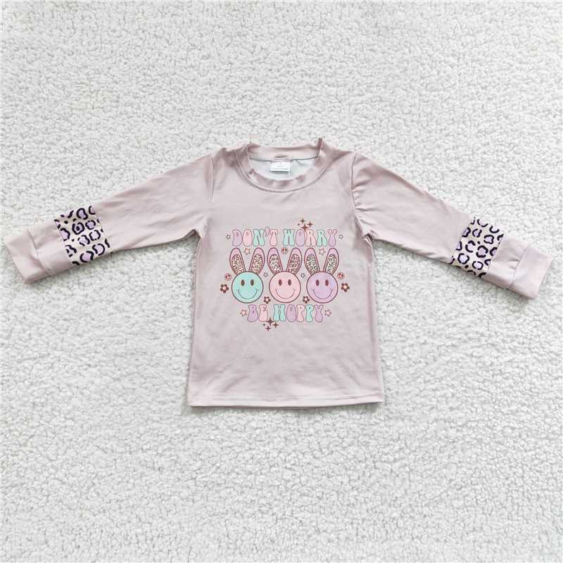 GT0103  Baby Girls Rabbit Long Sleeve Shirts Tops