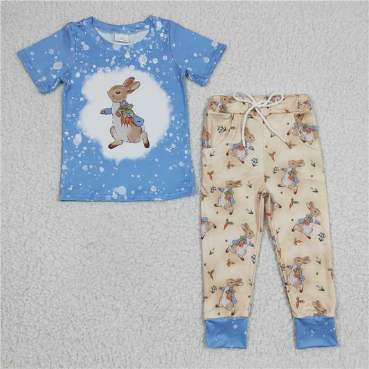BSPO0083 Baby Boys Easter Rabbit Pants Clothes Sets