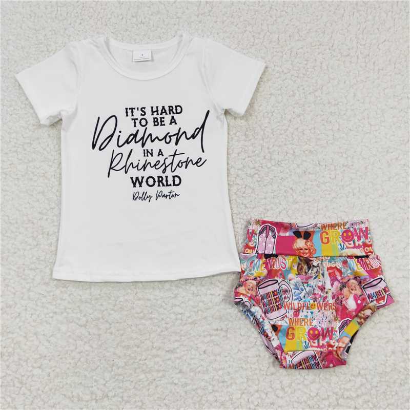 GBO0081  Baby Girls Sing Pink Bummie Sets
