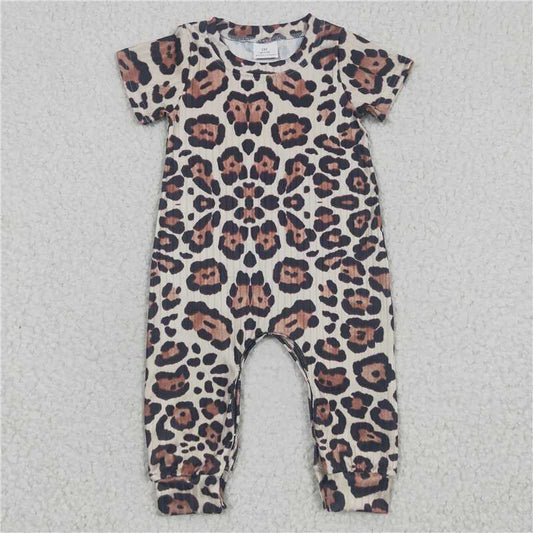 SR0085 Baby girls Halloween rainbow pumpkin rompers