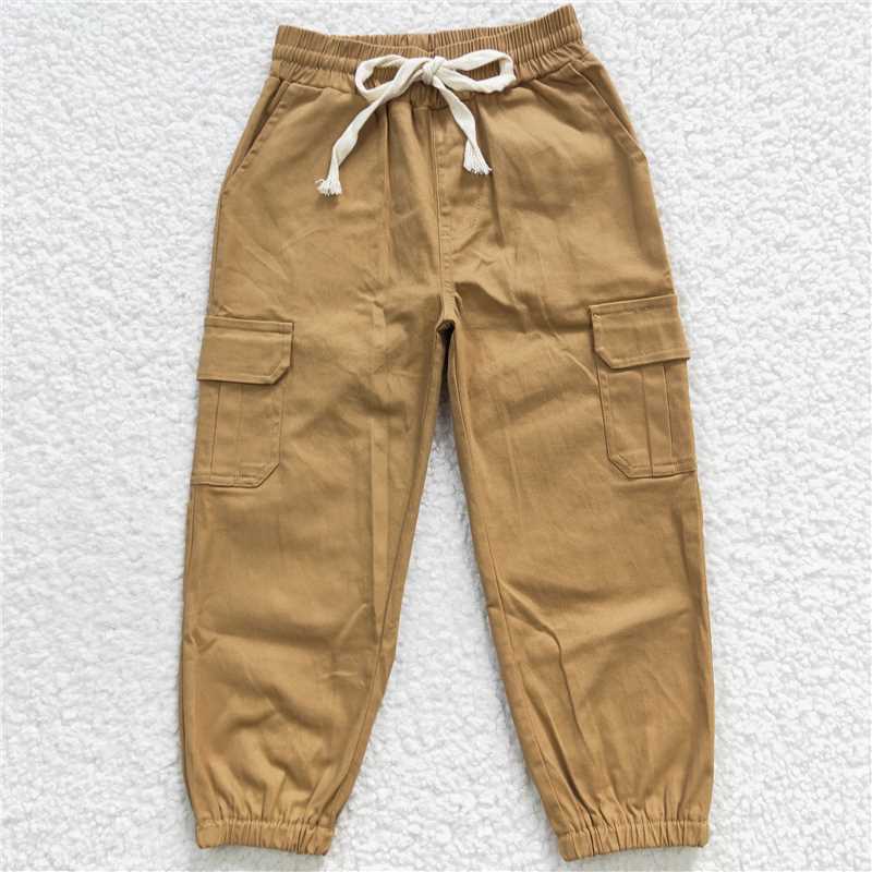 P0134  Baby Kids Khiaki Cargo Pockets Cool Pants