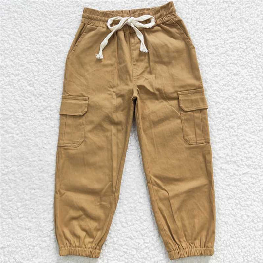 P0134  Baby Kids Khiaki Cargo Pockets Cool Pants