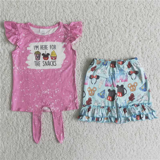 C9-11 baby girl clothes cartoon girl summer shorts set-promotion 2024.3.2 $5.5
