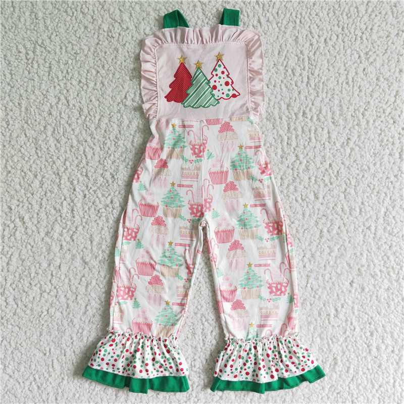 E4-26  Christmas Tree Pink Overall