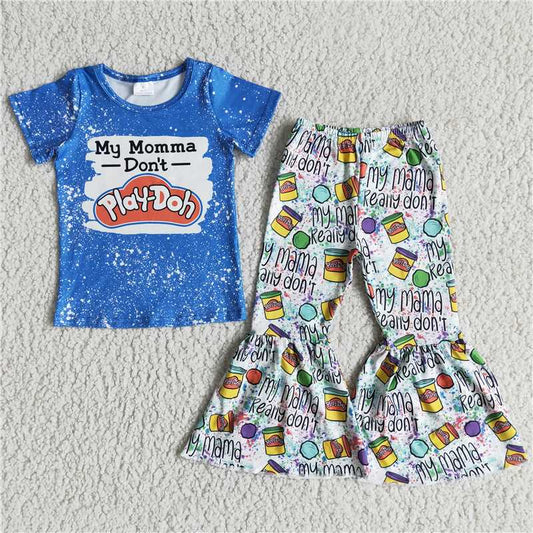 D11-3 Baby girls play doh outfits