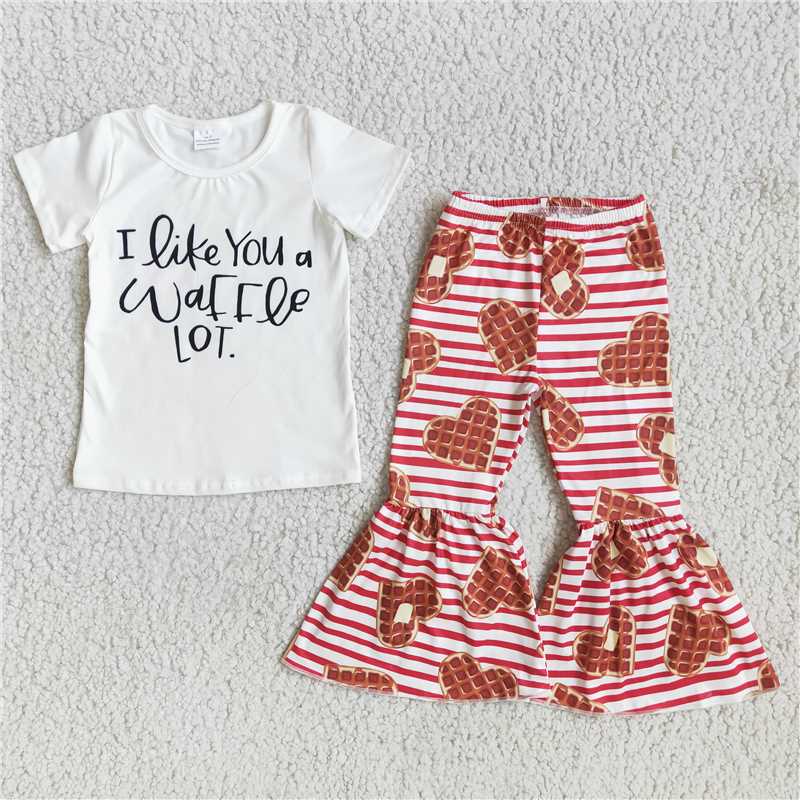 D9-4 Girls Waffle Lots bell sets