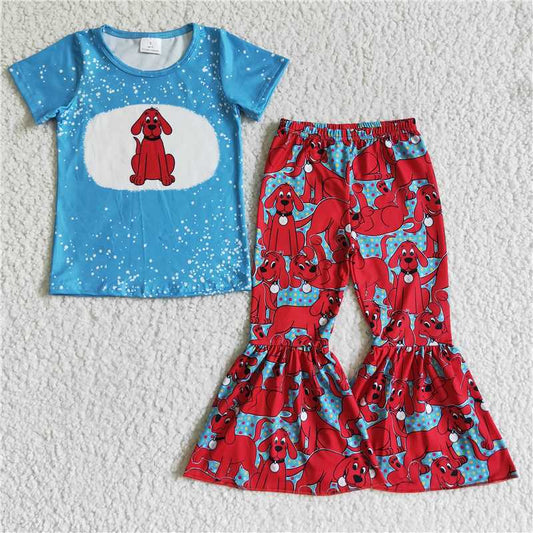 E5-16  Dog bell cartoon pants sets