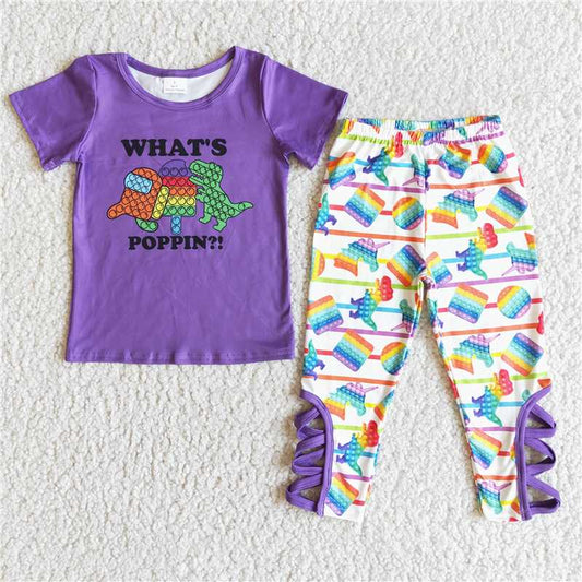 E6-19  Dinosaur legging sets