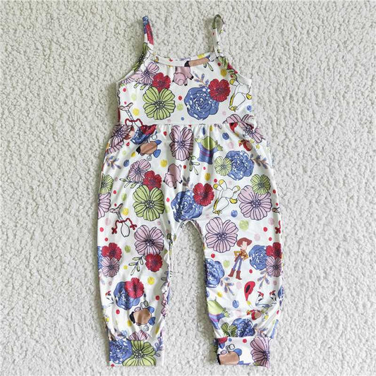 SR0062  Baby girls toy flower jumpsuits rompers
