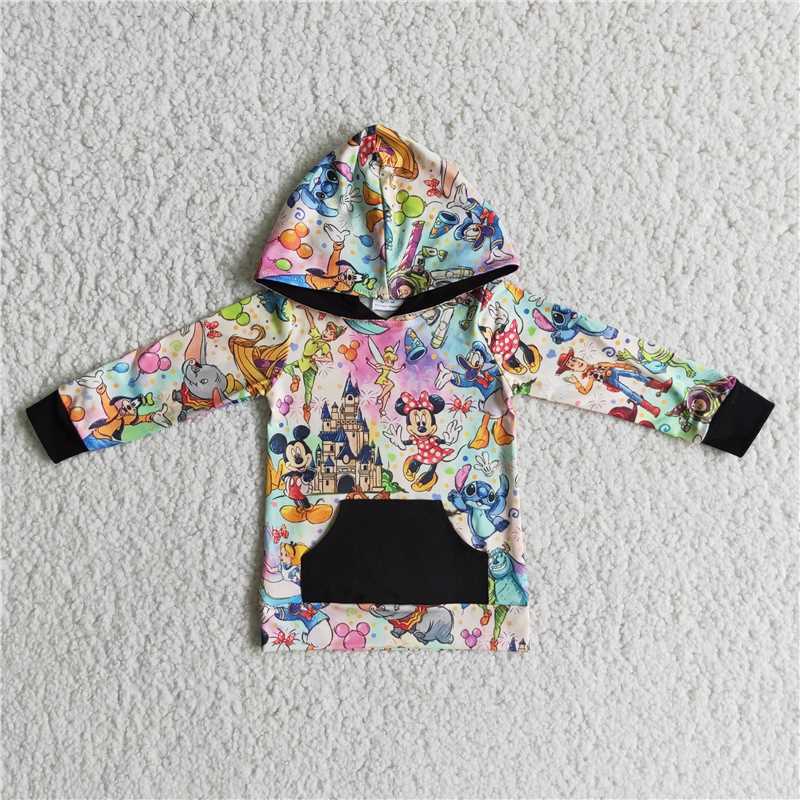 6 A22-16 Mickey hoodie long sleeve sweatshirt