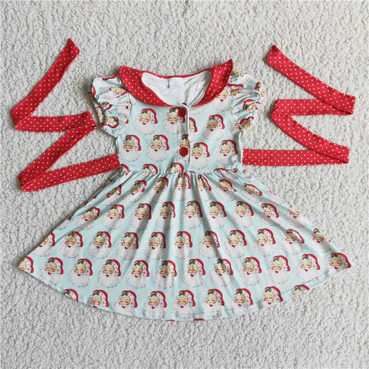 C11-12 Santa Claus short-sleeved dress