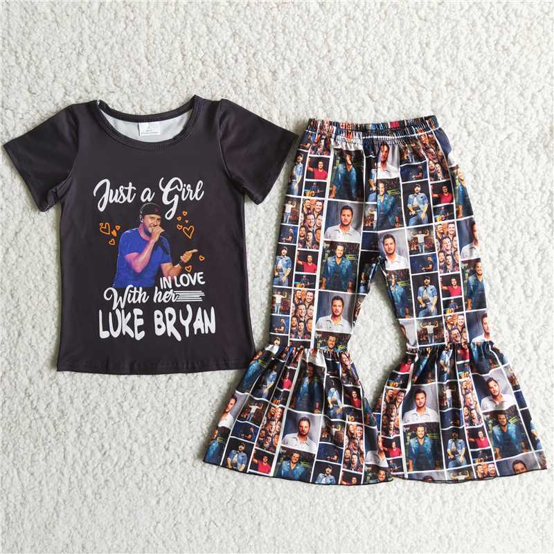 D2-18  Girls singer black bell set