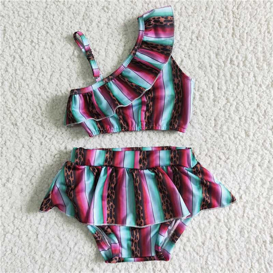 S0022  Baby Girls western swimsuits 2pcs Regular price$9.00 USD