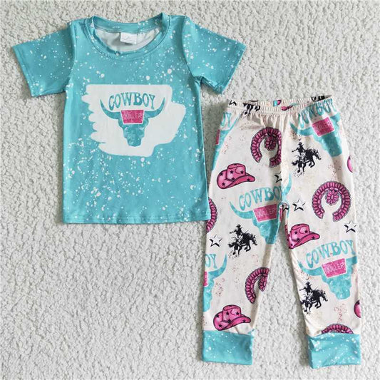 BSPO0005 Baby boys cowboy killer pants clothing sets