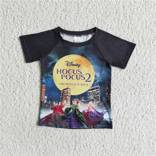 BT0026 Baby Boys short sleeve Halloween witch shirts