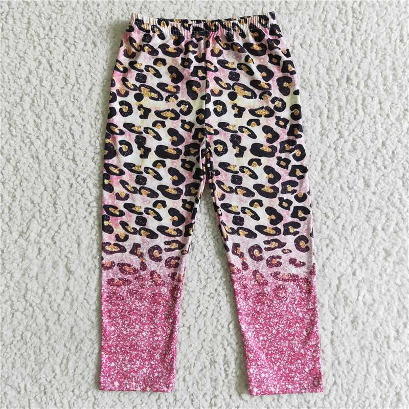 P0016 P0015 P0013 P0014 P0012 Baby Girls Leopard Print Skinny Pants