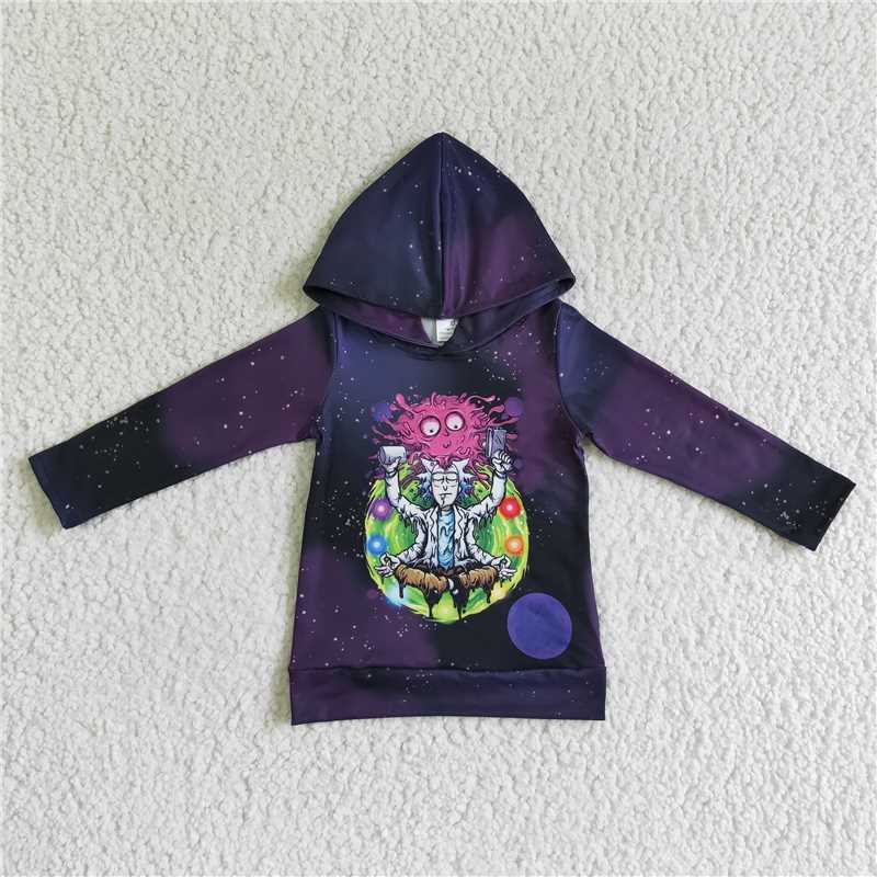 BT0052 Boys Rick and Morty long sleeve top