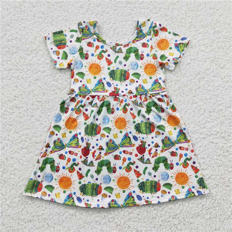 Boys and Girls Caterpillar Bandage Summer Mixed Outfit