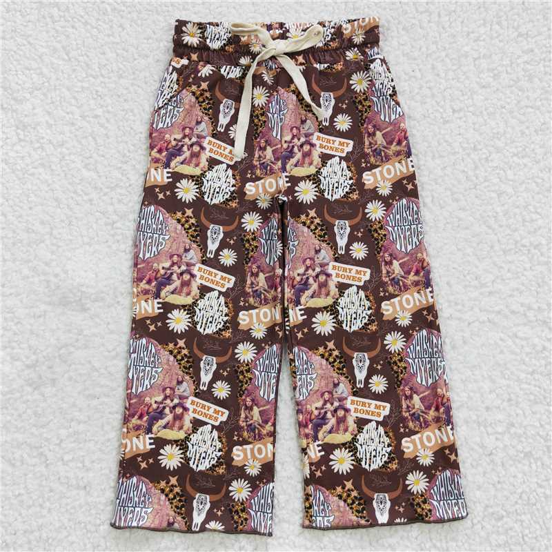 P0142  Baby Girls Sing Elastic Bottom Pants