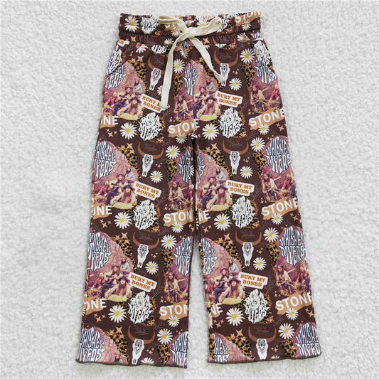 P0142  Baby Girls Sing Elastic Bottom Pants