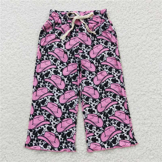 P0137  Baby Girls Western Elastic Bottom Pants