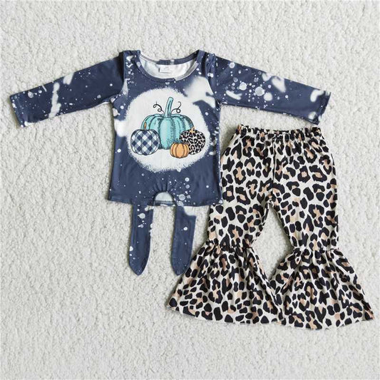 6 B2-3-1Girl Bleached Pumpkin Leopard Outfit