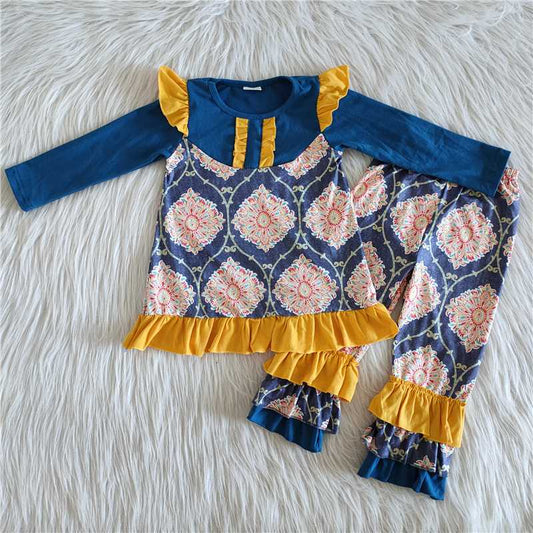 6 A26-17Long sleeve baby girls fall winter clothing